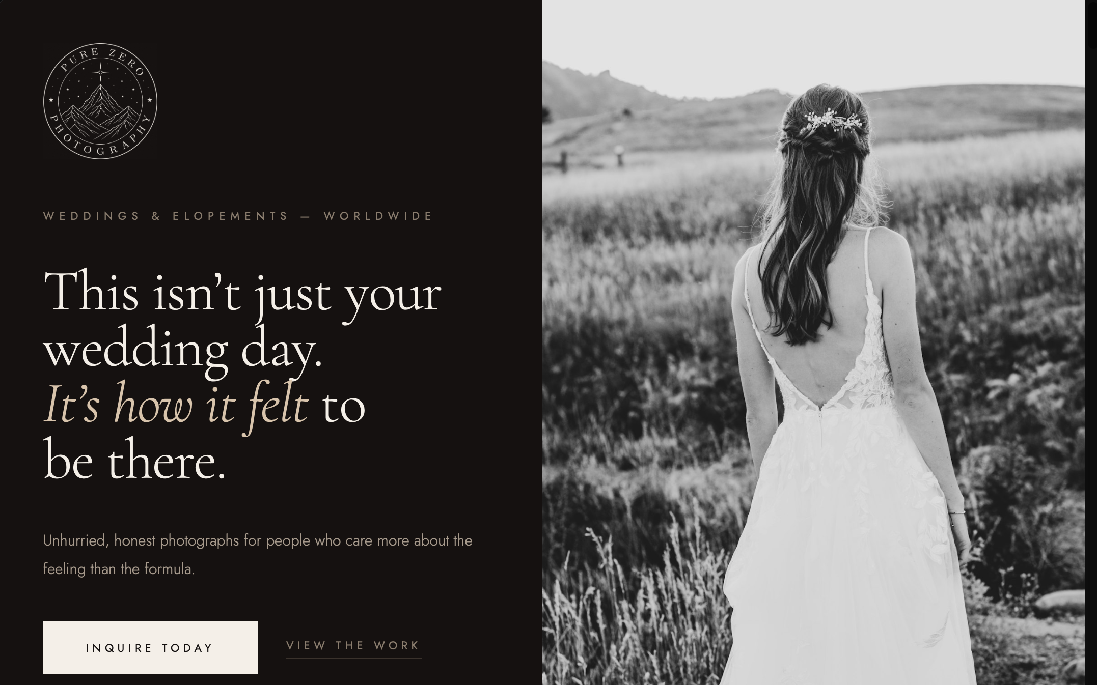 purezerophotography.com screenshot